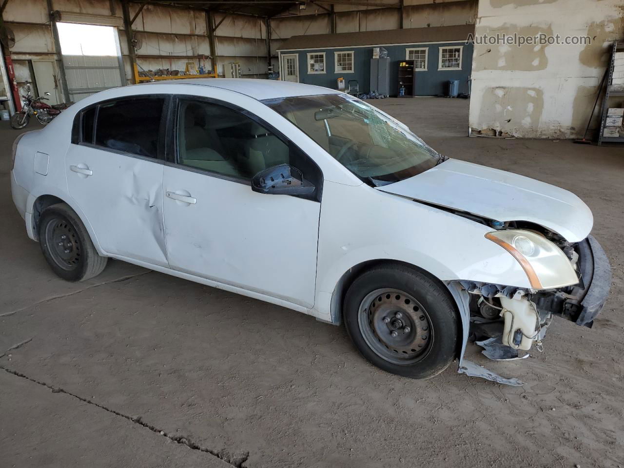 2007 Nissan Sentra 2.0 White vin: 3N1AB61E87L675493