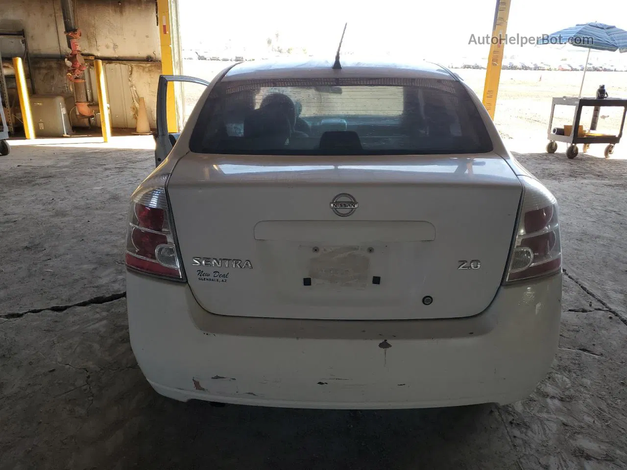 2007 Nissan Sentra 2.0 White vin: 3N1AB61E87L675493