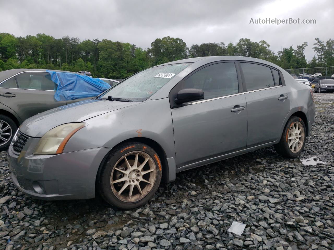 2007 Nissan Sentra 2.0 Gray vin: 3N1AB61E87L684419