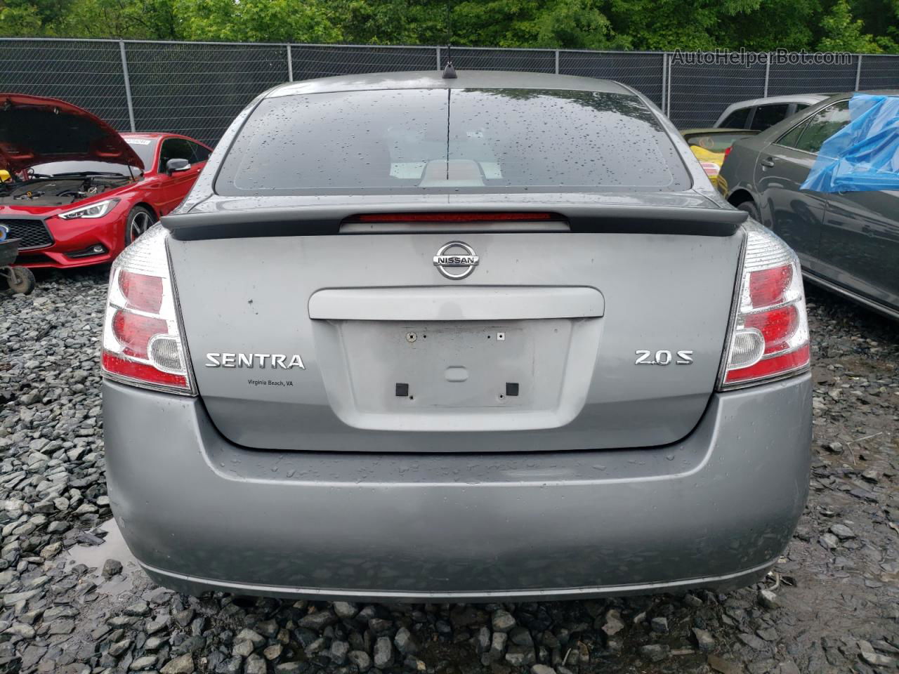 2007 Nissan Sentra 2.0 Gray vin: 3N1AB61E87L684419