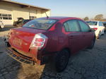 2007 Nissan Sentra 2.0 Красный vin: 3N1AB61E87L699678