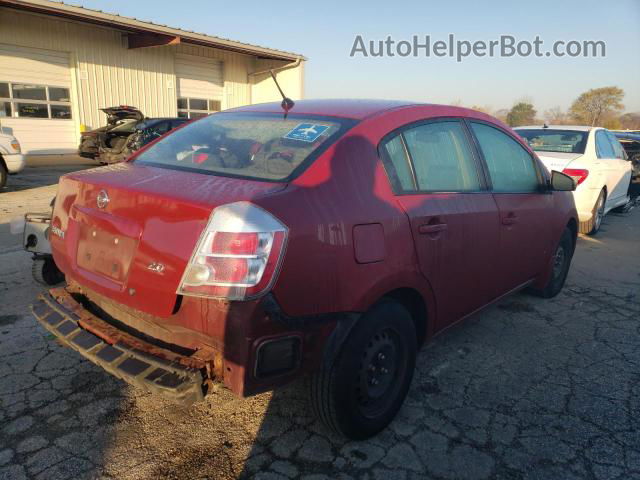 2007 Nissan Sentra 2.0 Красный vin: 3N1AB61E87L699678