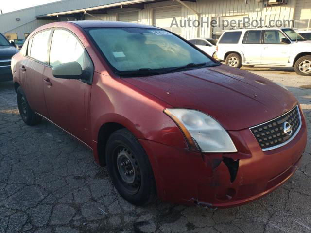 2007 Nissan Sentra 2.0 Красный vin: 3N1AB61E87L699678