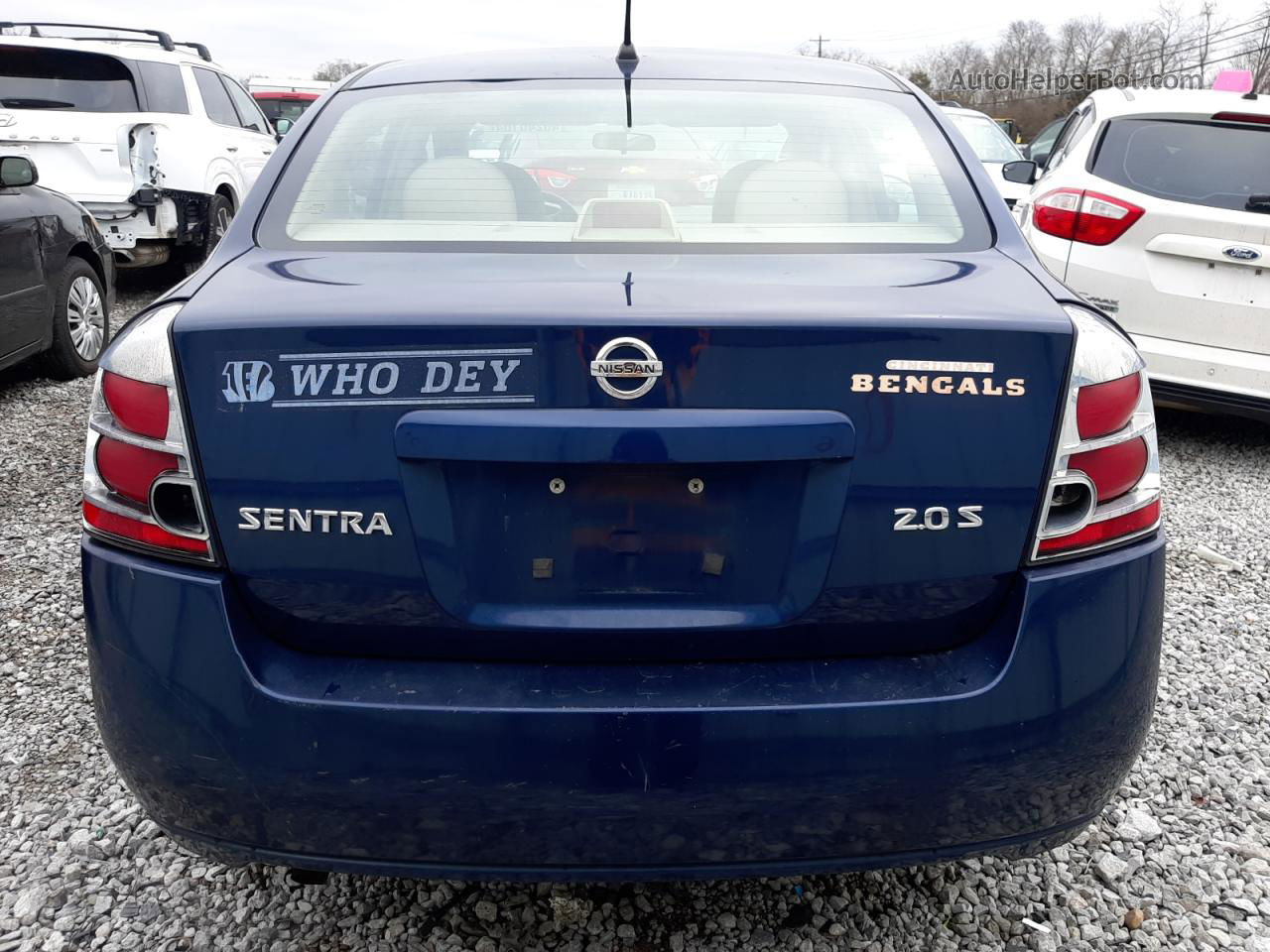 2007 Nissan Sentra 2.0 Blue vin: 3N1AB61E87L714213