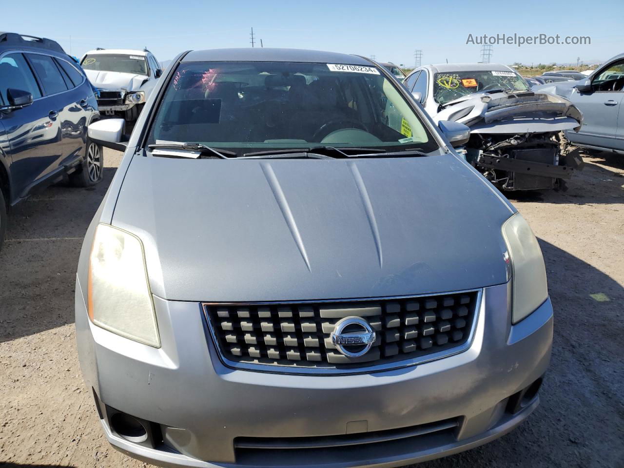 2007 Nissan Sentra 2.0 Silver vin: 3N1AB61E97L612953