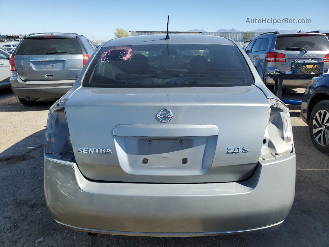 2007 Nissan Sentra 2.0 Silver vin: 3N1AB61E97L612953