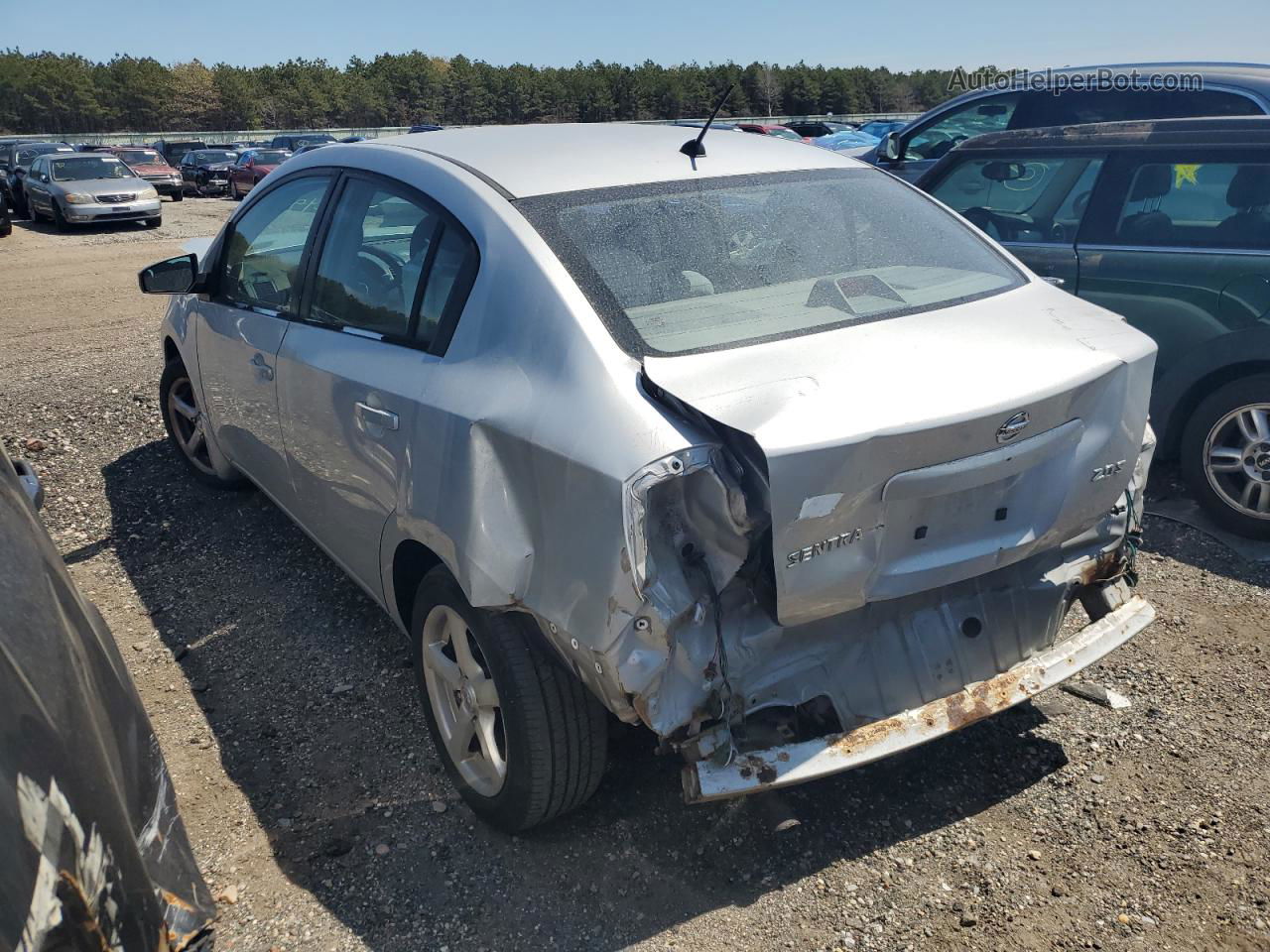 2007 Nissan Sentra 2.0 Silver vin: 3N1AB61E97L634919