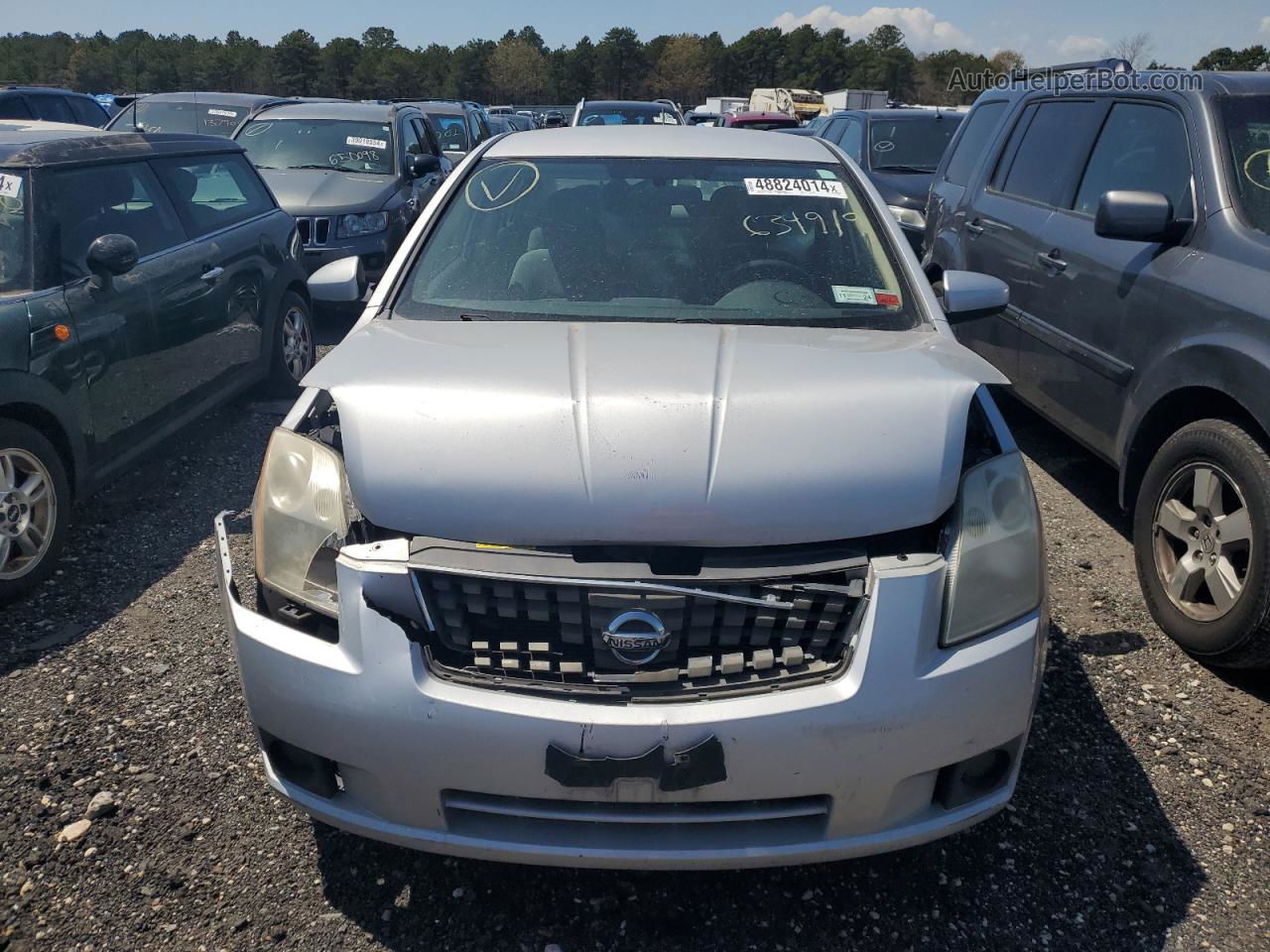 2007 Nissan Sentra 2.0 Silver vin: 3N1AB61E97L634919