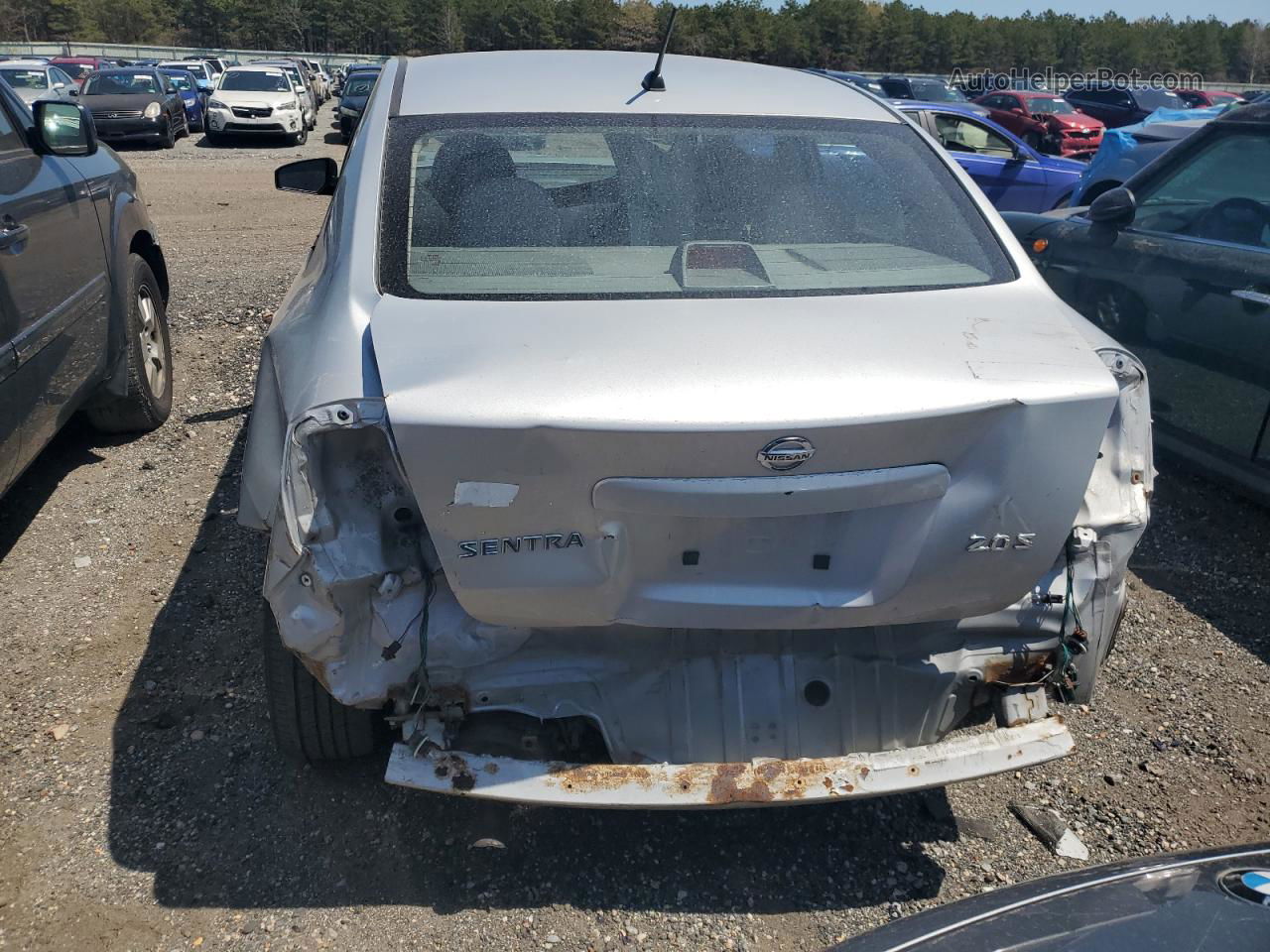 2007 Nissan Sentra 2.0 Silver vin: 3N1AB61E97L634919