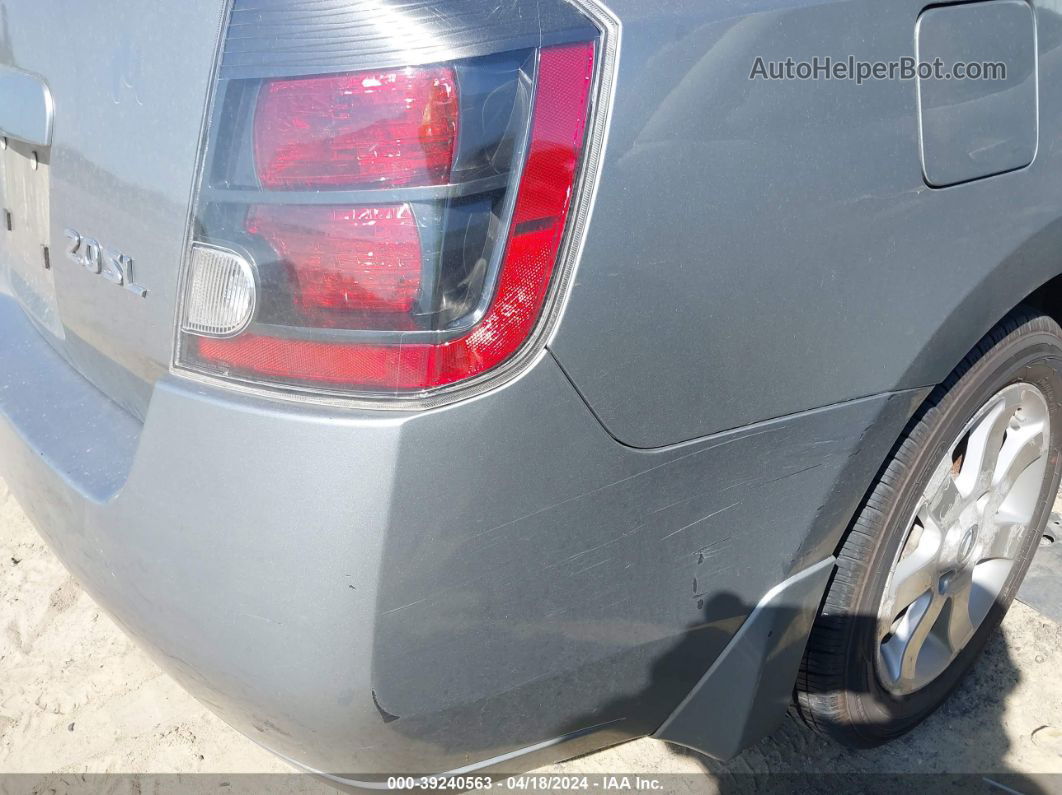 2007 Nissan Sentra 2.0sl Gray vin: 3N1AB61E97L639490