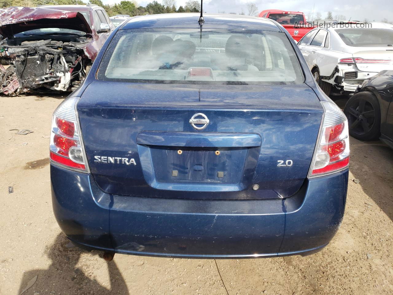 2007 Nissan Sentra 2.0 Синий vin: 3N1AB61E97L663997