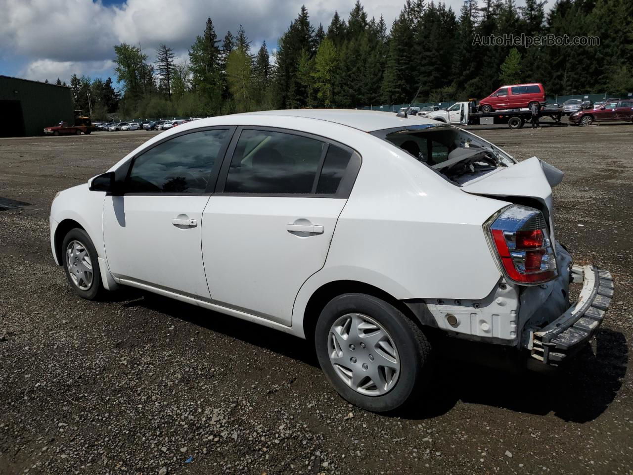 2007 Nissan Sentra 2.0 White vin: 3N1AB61EX7L611469