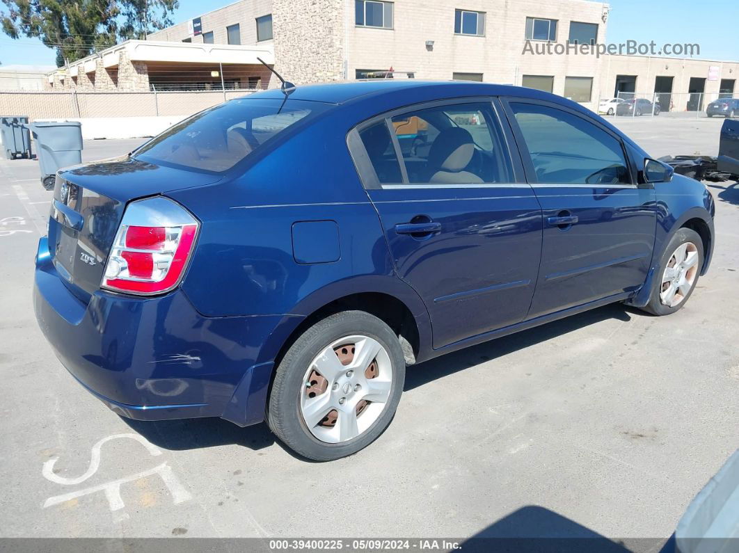 2007 Nissan Sentra 2.0s Dark Blue vin: 3N1AB61EX7L666309