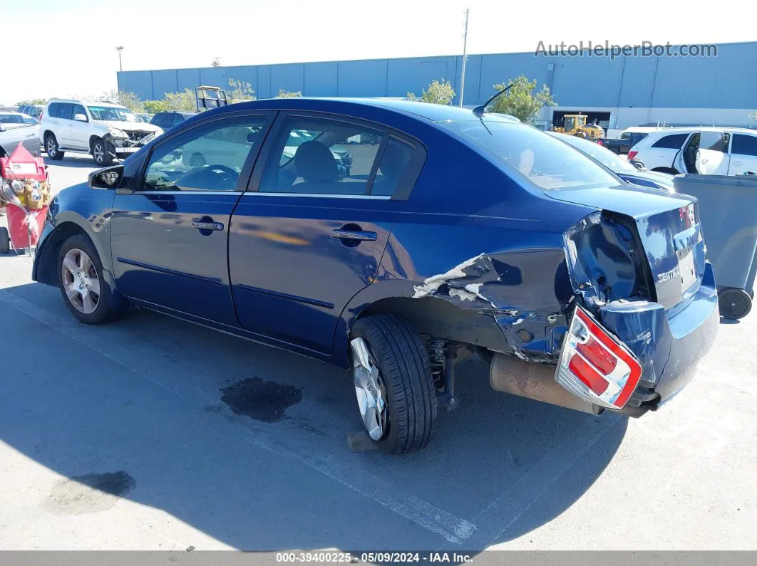 2007 Nissan Sentra 2.0s Dark Blue vin: 3N1AB61EX7L666309