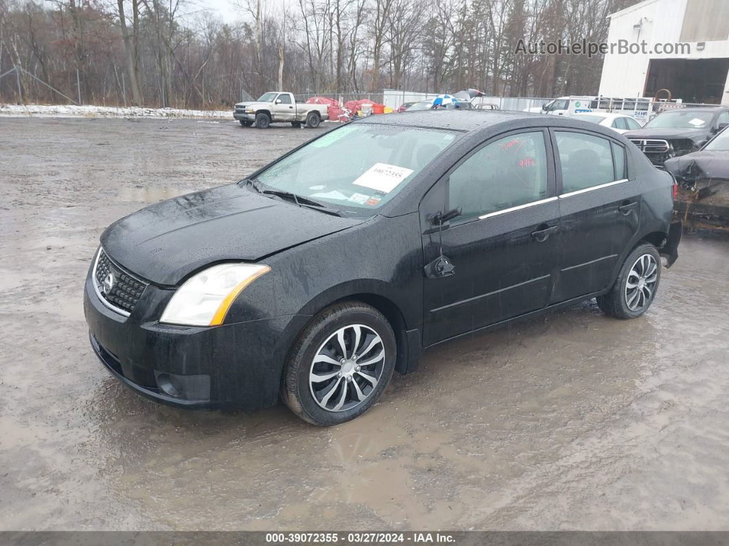 2007 Nissan Sentra 2.0s Черный vin: 3N1AB61EX7L699441