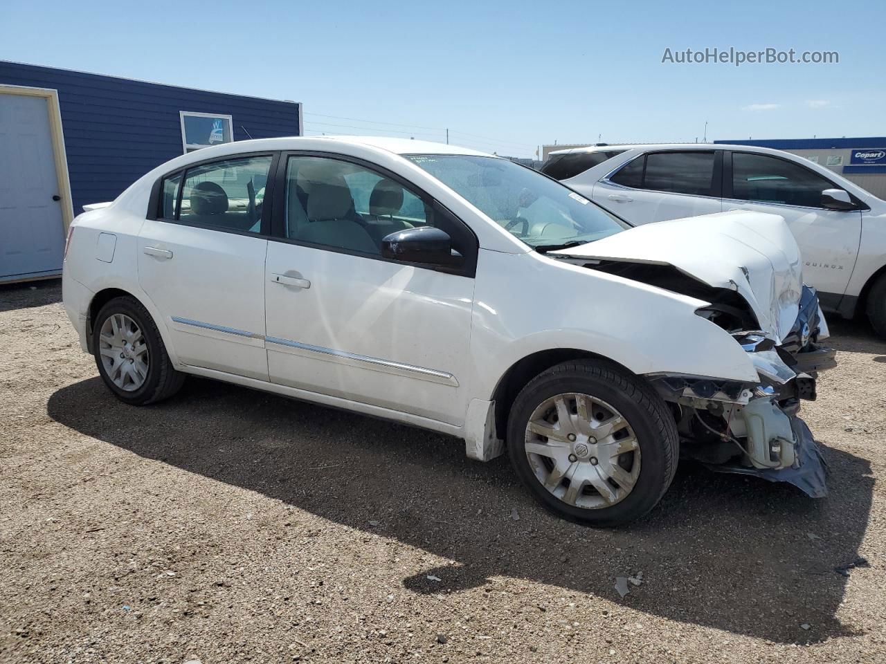 2012 Nissan Sentra 2.0 Белый vin: 3N1AB6AP0CL607037