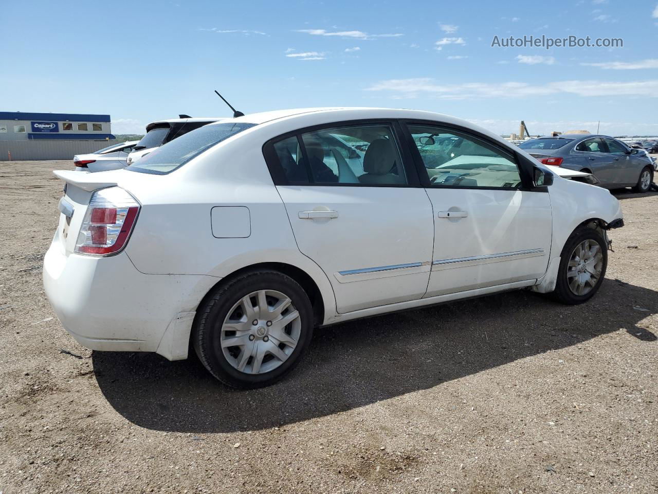 2012 Nissan Sentra 2.0 Белый vin: 3N1AB6AP0CL607037