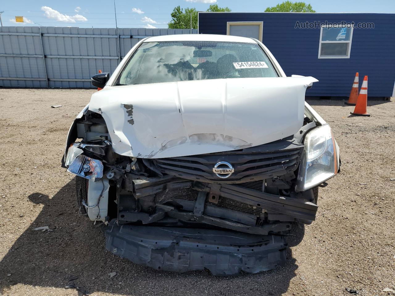 2012 Nissan Sentra 2.0 Белый vin: 3N1AB6AP0CL607037