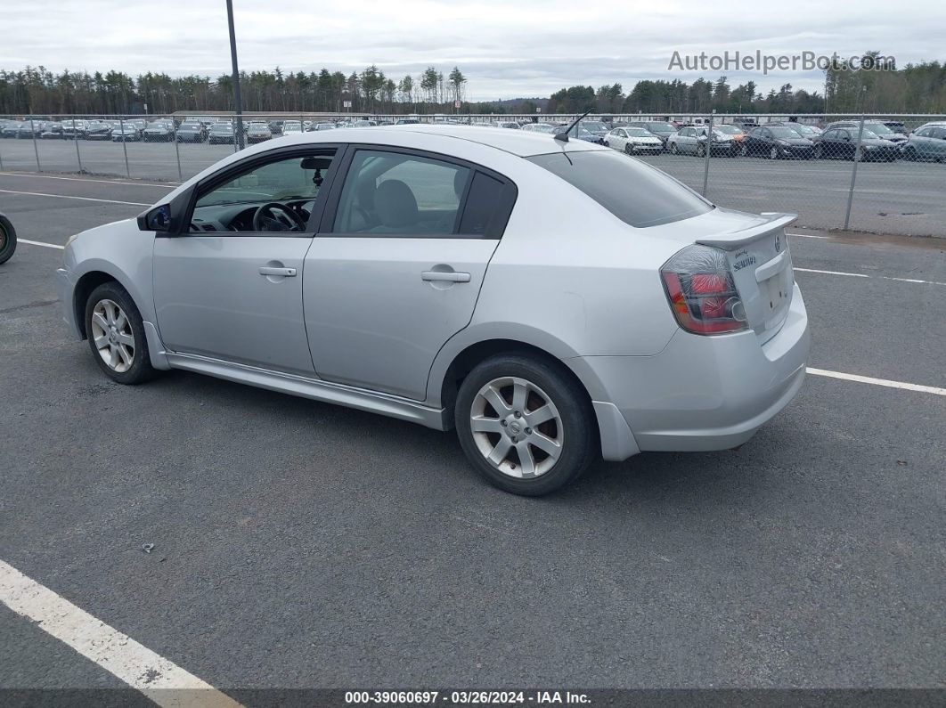 2012 Nissan Sentra 2.0 Sr Gray vin: 3N1AB6AP0CL649904