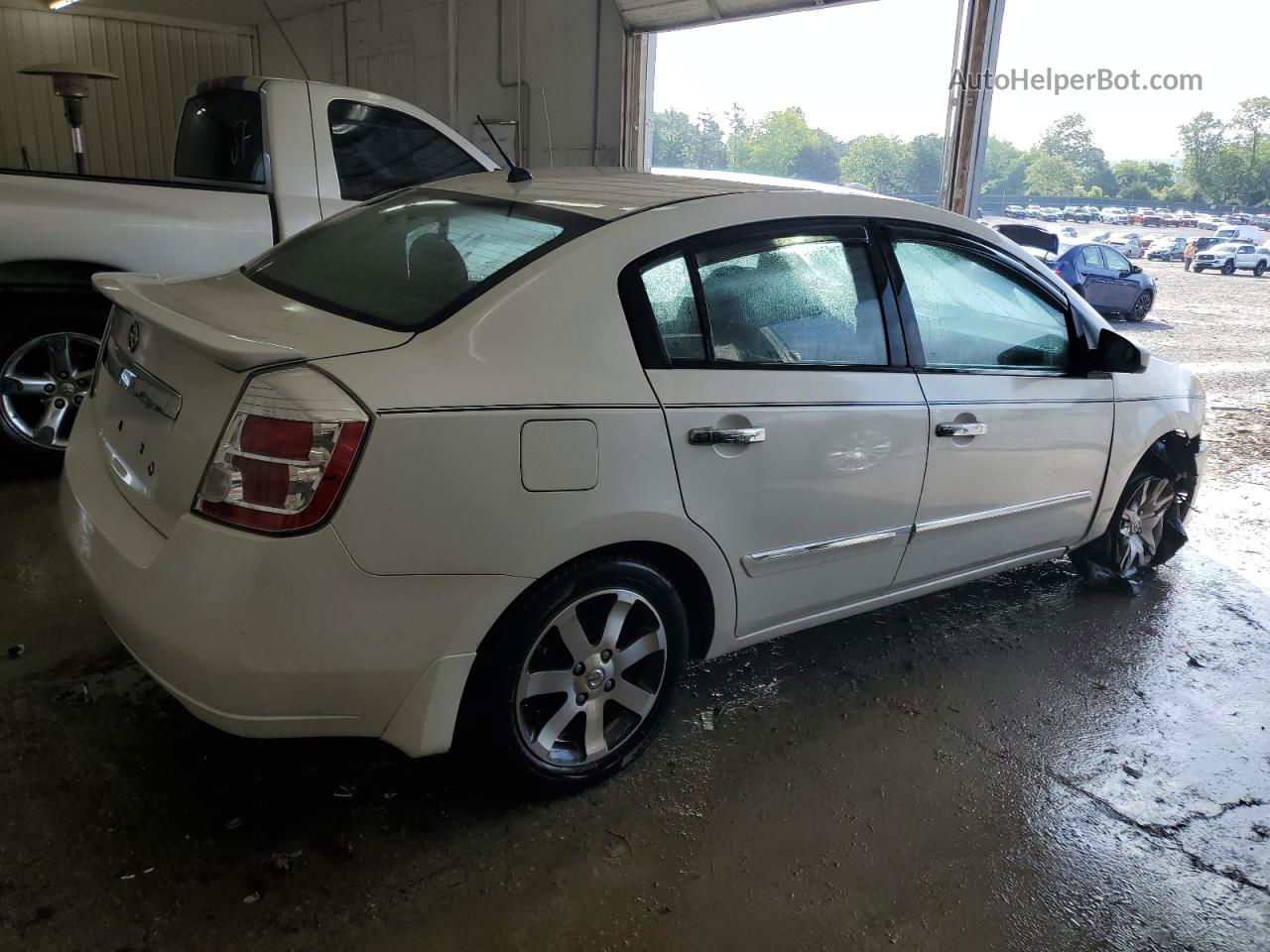 2012 Nissan Sentra 2.0 White vin: 3N1AB6AP0CL655198