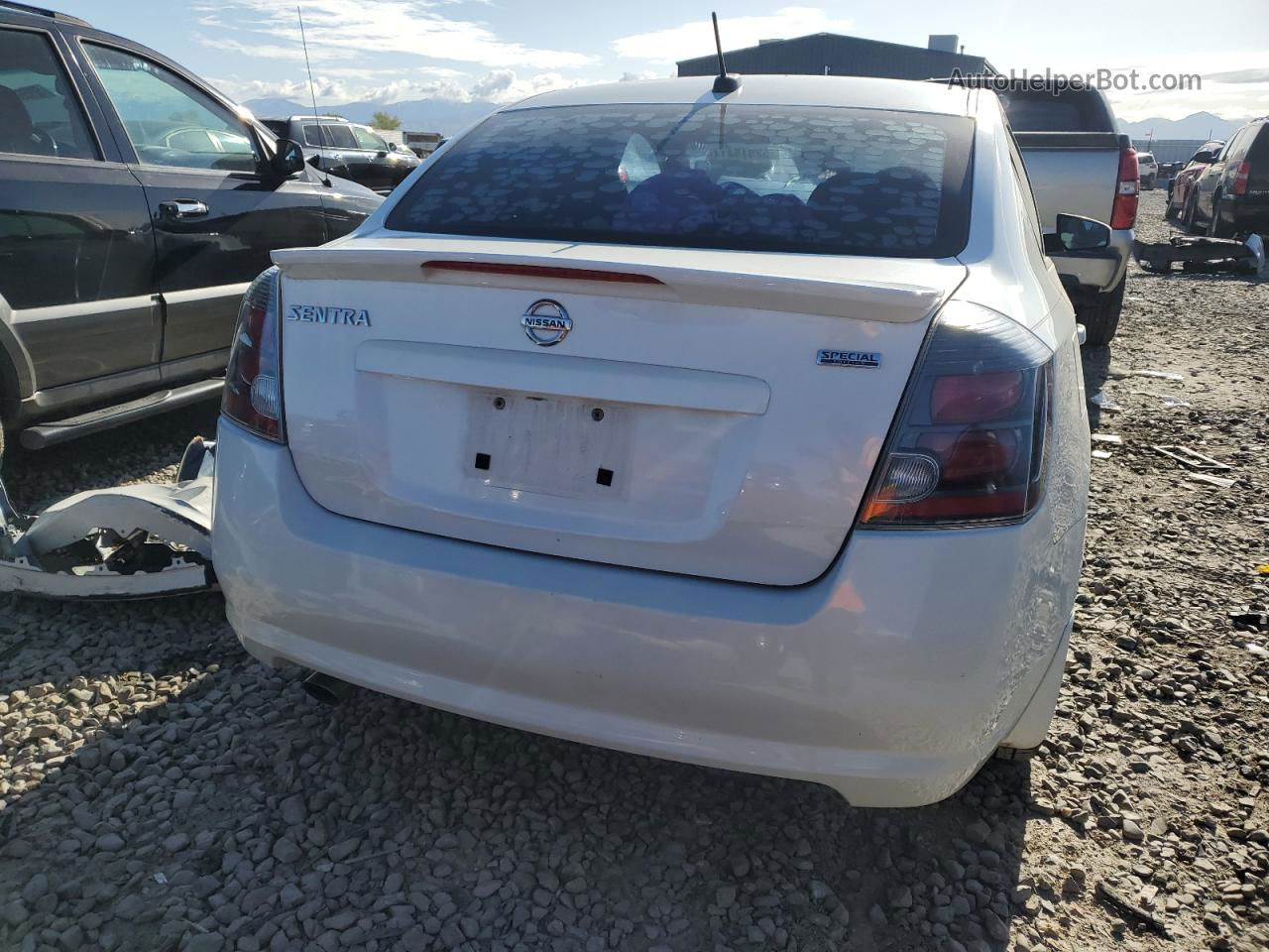 2012 Nissan Sentra 2.0 White vin: 3N1AB6AP0CL661180