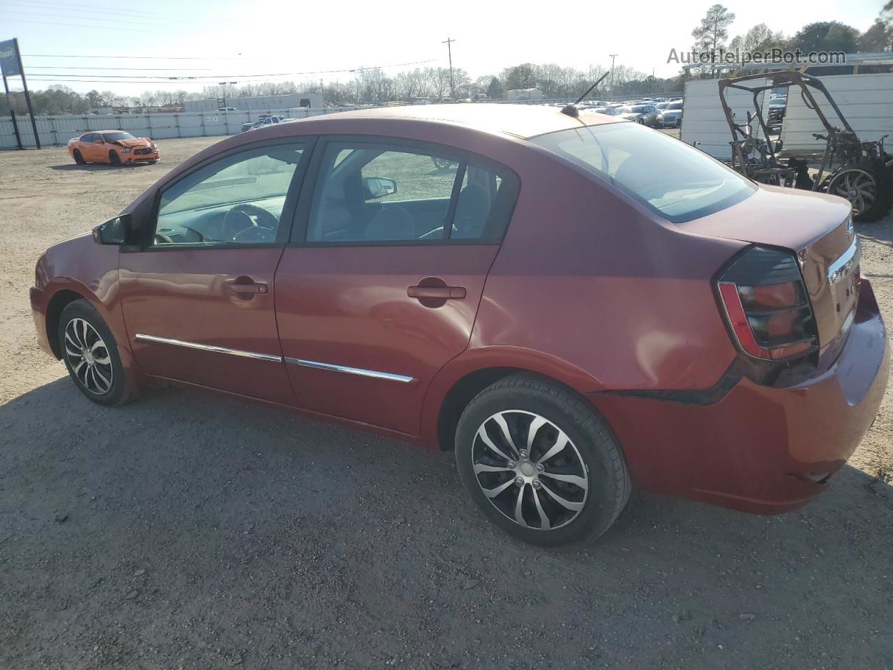 2012 Nissan Sentra 2.0 Red vin: 3N1AB6AP0CL672180