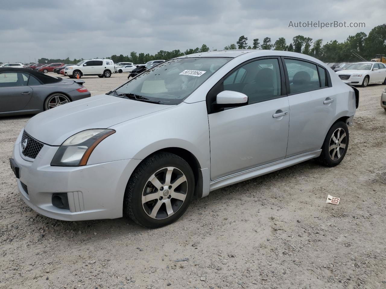 2012 Nissan Sentra 2.0 Silver vin: 3N1AB6AP0CL698875