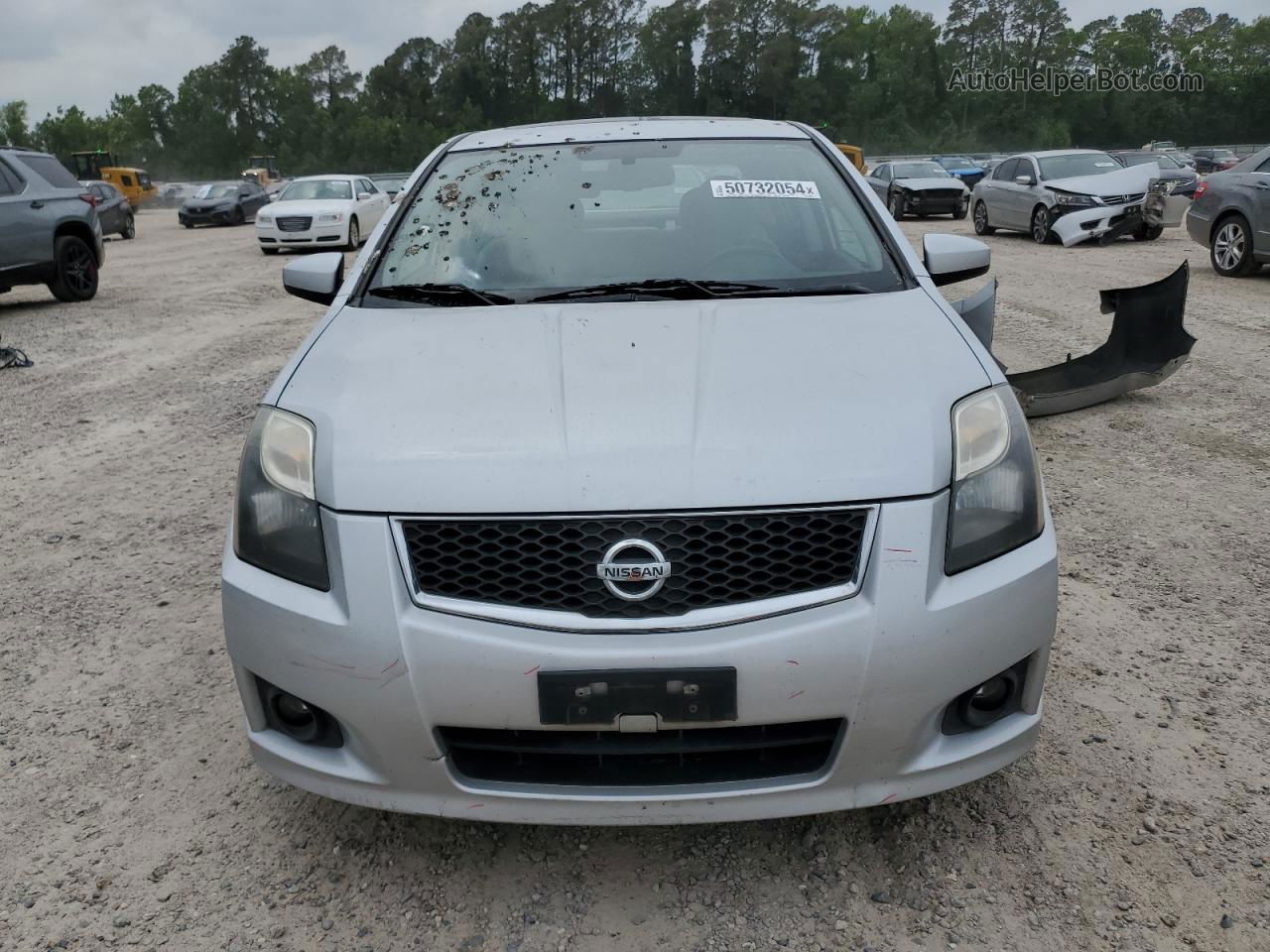 2012 Nissan Sentra 2.0 Silver vin: 3N1AB6AP0CL698875