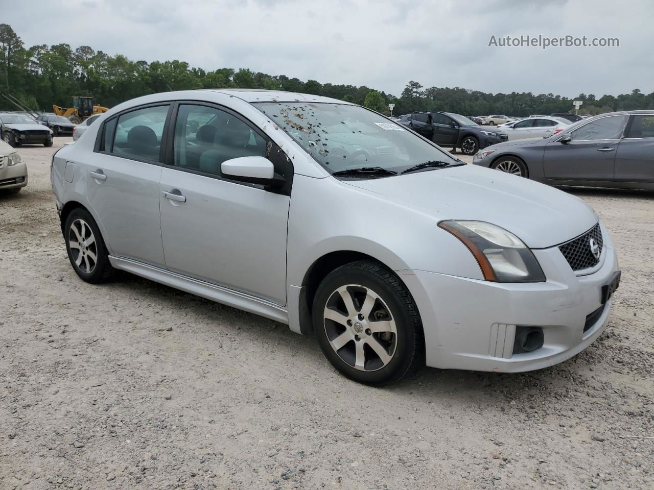 2012 Nissan Sentra 2.0 Silver vin: 3N1AB6AP0CL698875