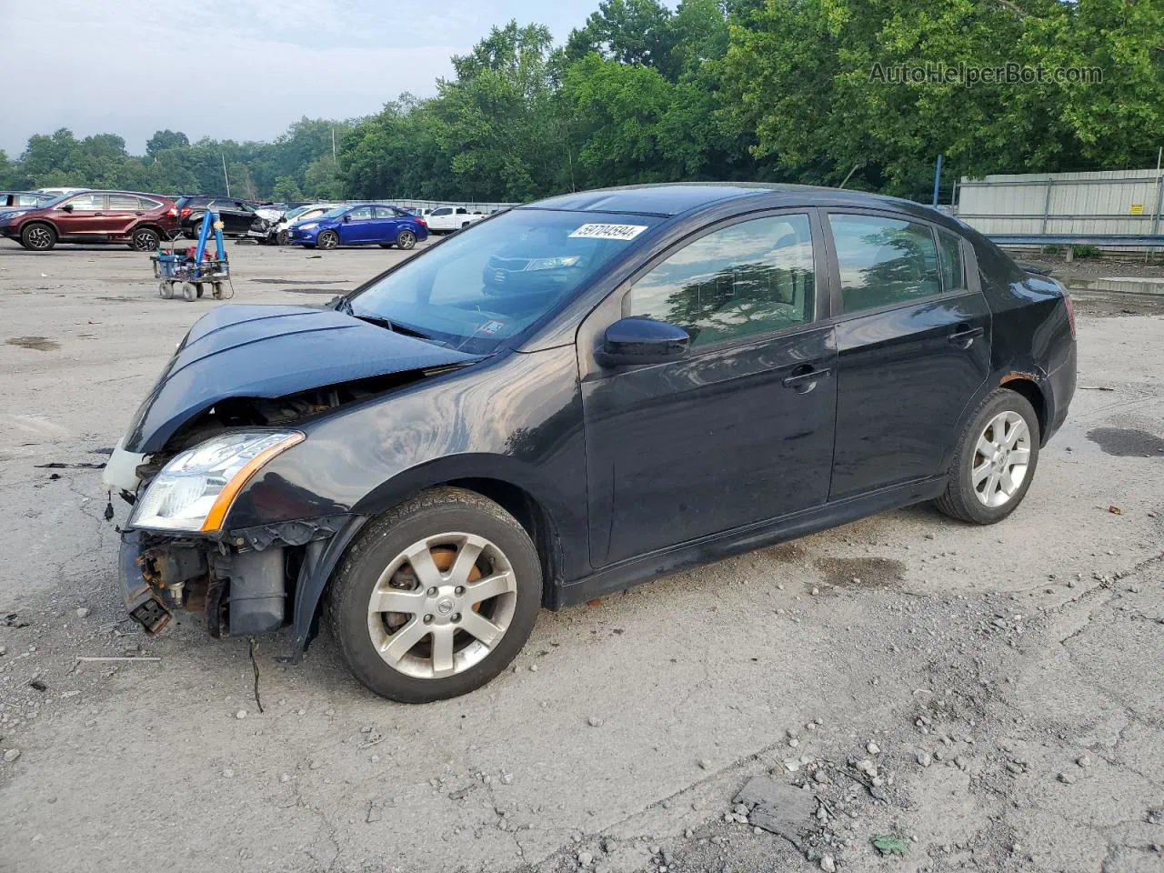 2012 Nissan Sentra 2.0 Black vin: 3N1AB6AP0CL719711