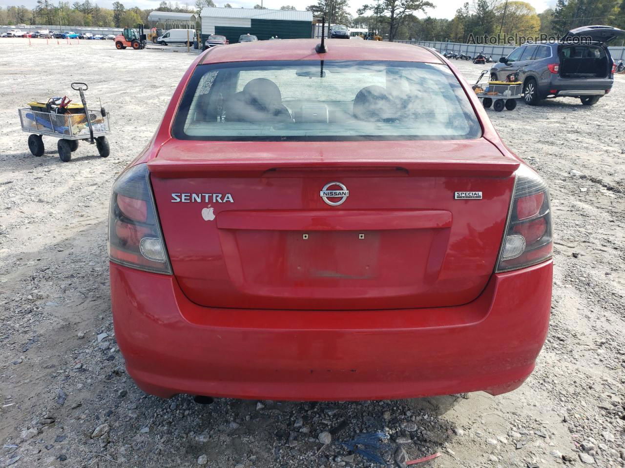 2012 Nissan Sentra 2.0 Red vin: 3N1AB6AP0CL720180