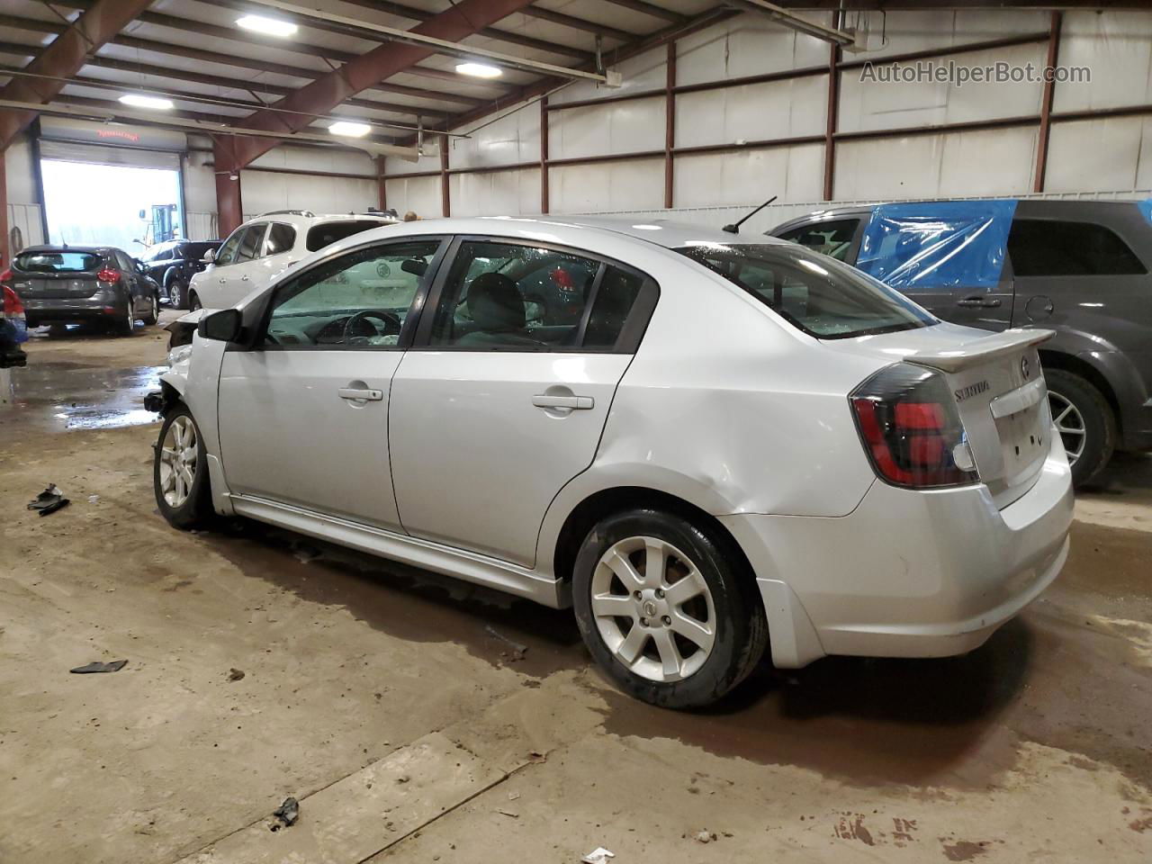 2012 Nissan Sentra 2.0 Silver vin: 3N1AB6AP0CL731339