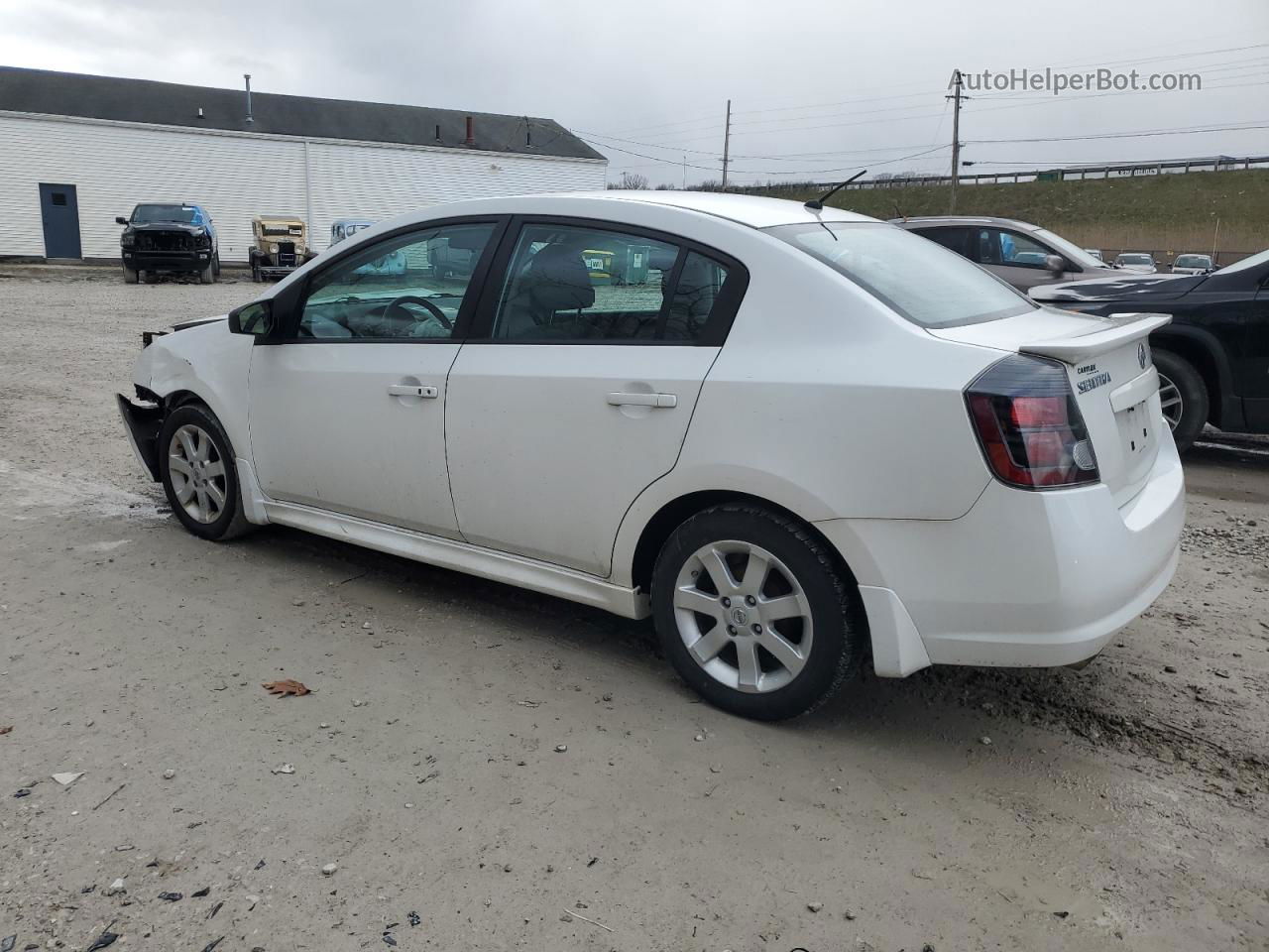 2012 Nissan Sentra 2.0 Белый vin: 3N1AB6AP0CL734094