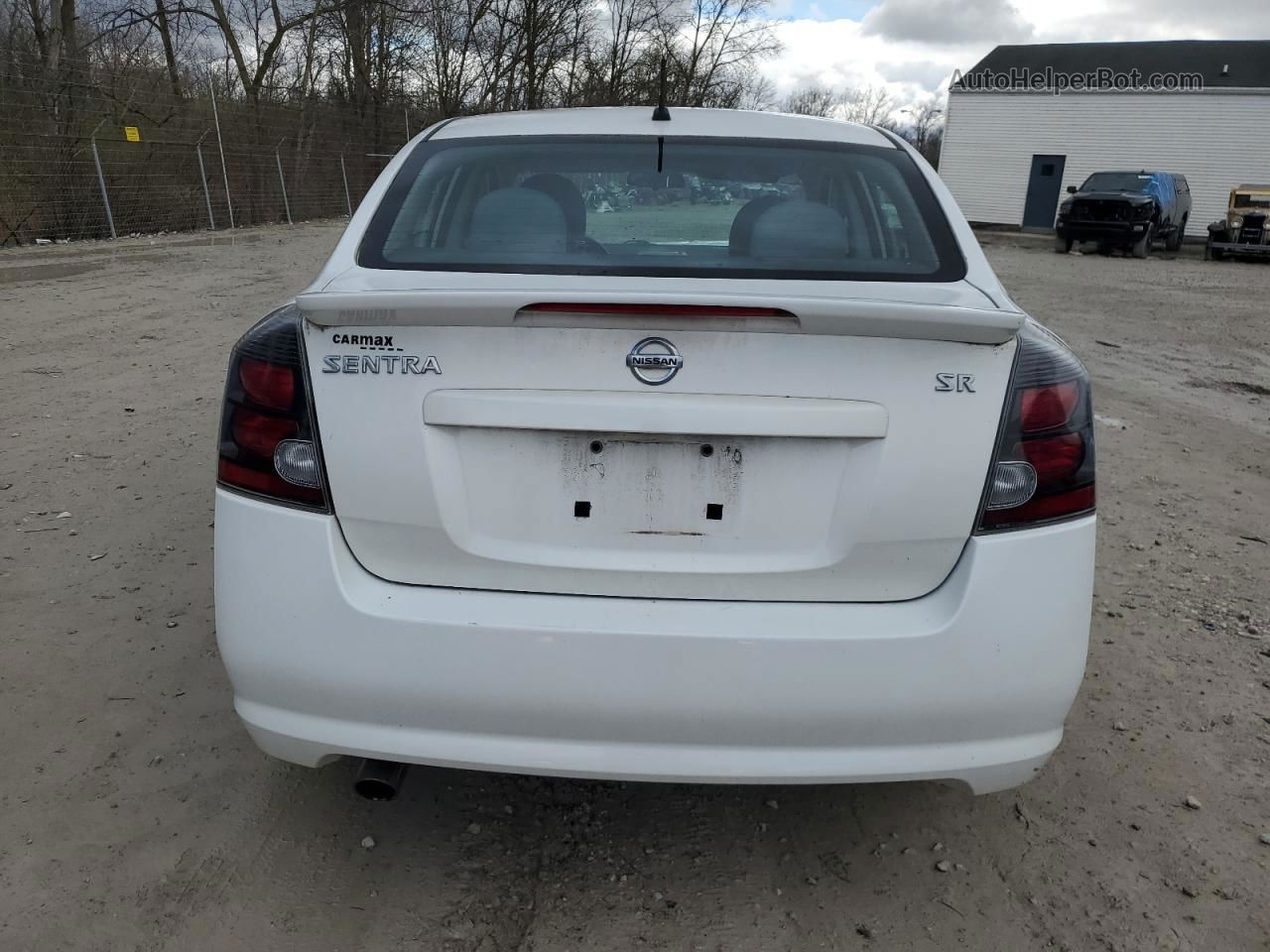 2012 Nissan Sentra 2.0 Белый vin: 3N1AB6AP0CL734094