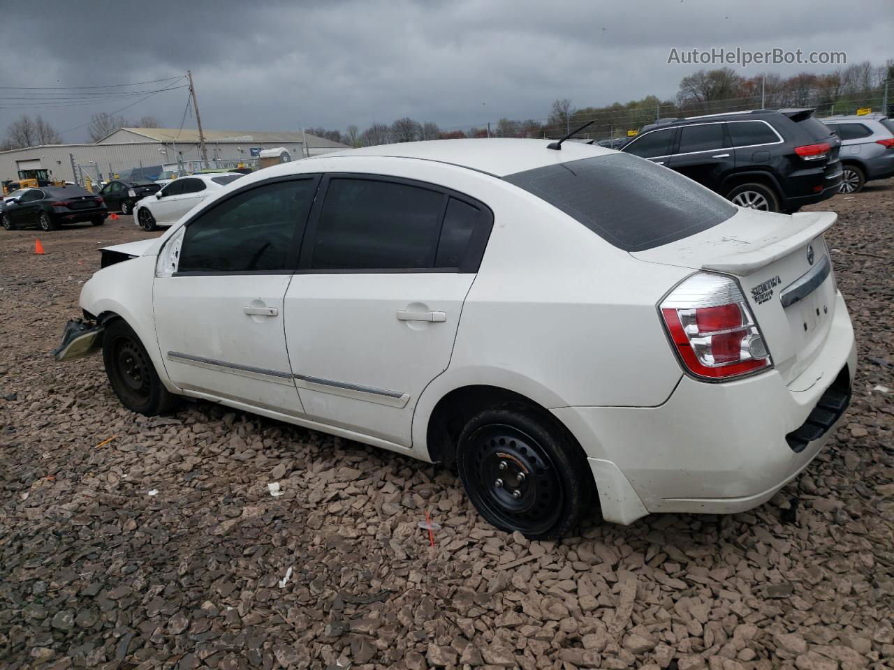 2012 Nissan Sentra 2.0 Белый vin: 3N1AB6AP0CL738890