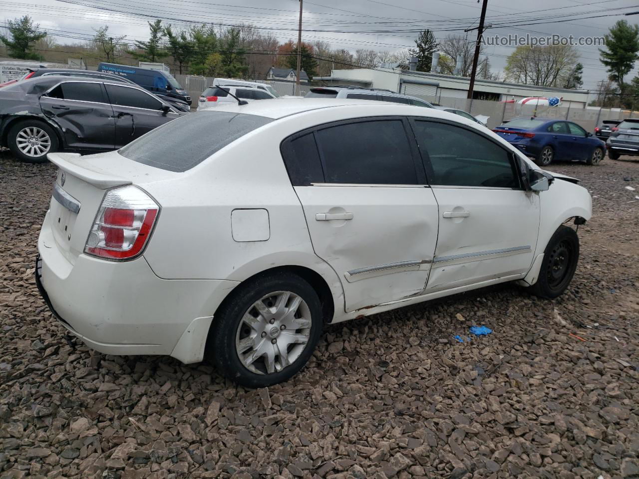 2012 Nissan Sentra 2.0 White vin: 3N1AB6AP0CL738890