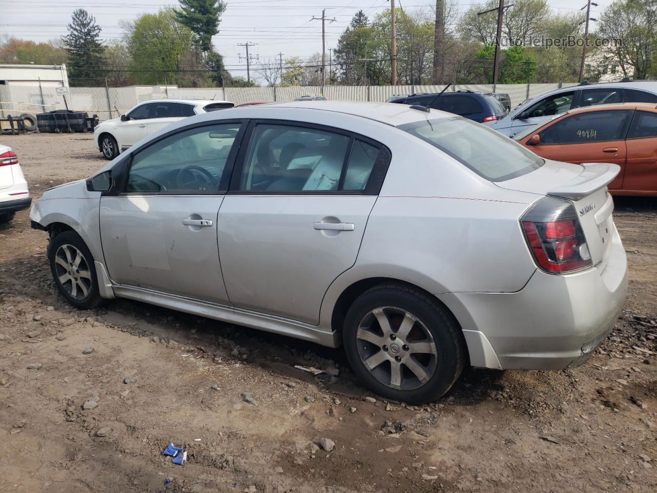 2012 Nissan Sentra 2.0 Серебряный vin: 3N1AB6AP0CL764020