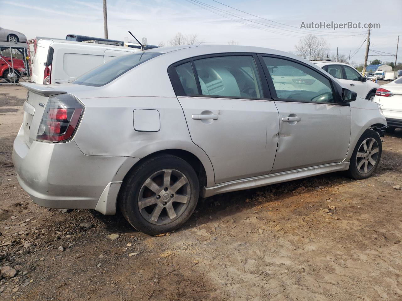 2012 Nissan Sentra 2.0 Silver vin: 3N1AB6AP0CL764020