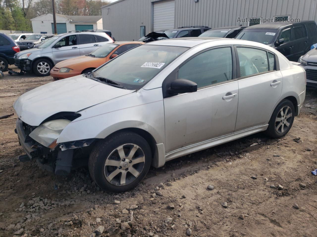 2012 Nissan Sentra 2.0 Silver vin: 3N1AB6AP0CL764020