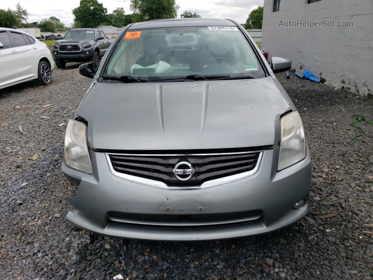 2012 Nissan Sentra 2.0 Gray vin: 3N1AB6AP0CL770786