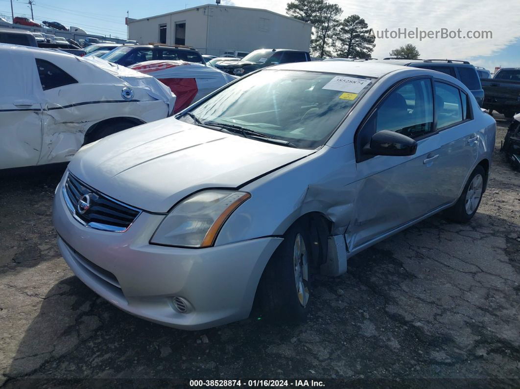 2012 Nissan Sentra 2.0 Silver vin: 3N1AB6AP0CL779956