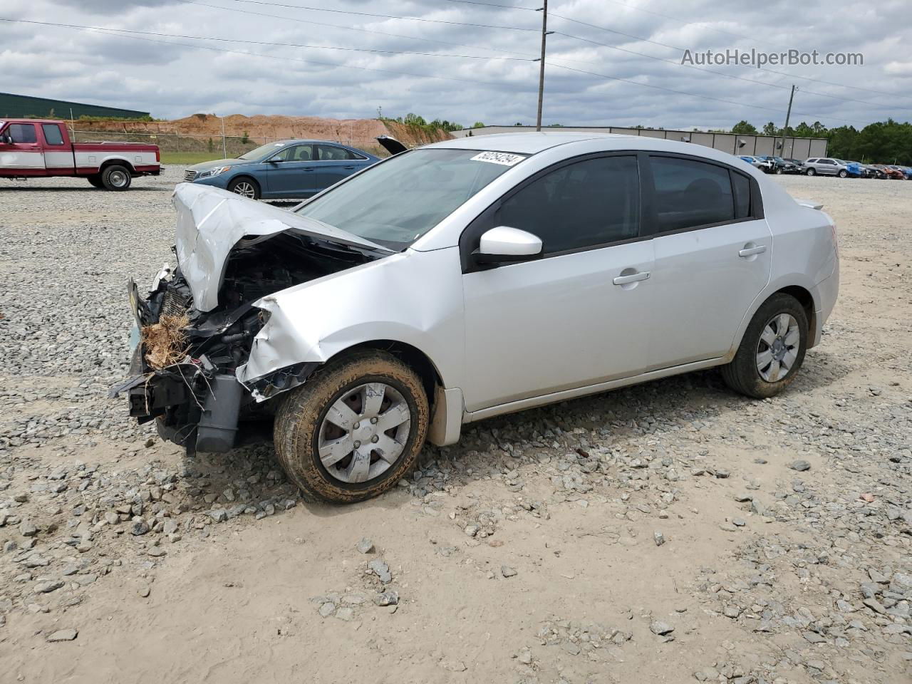 2012 Nissan Sentra 2.0 Серебряный vin: 3N1AB6AP0CL783201