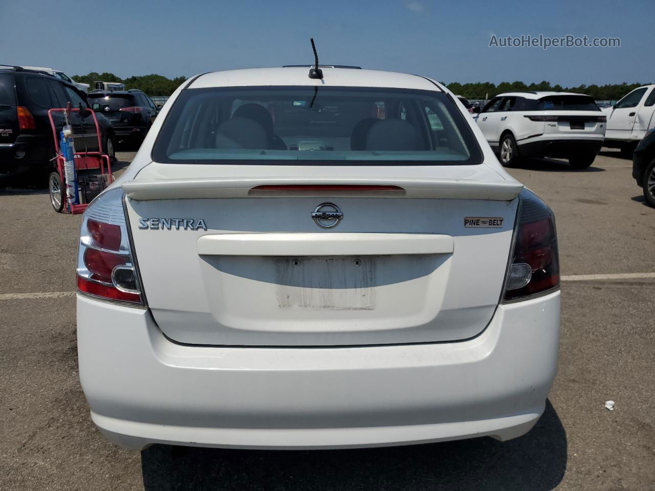 2012 Nissan Sentra 2.0 Белый vin: 3N1AB6AP1CL622050