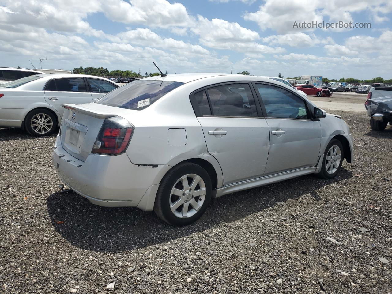 2012 Nissan Sentra 2.0 Silver vin: 3N1AB6AP1CL647210