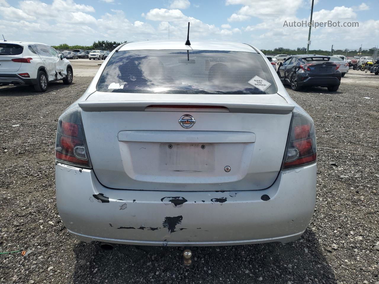 2012 Nissan Sentra 2.0 Silver vin: 3N1AB6AP1CL647210