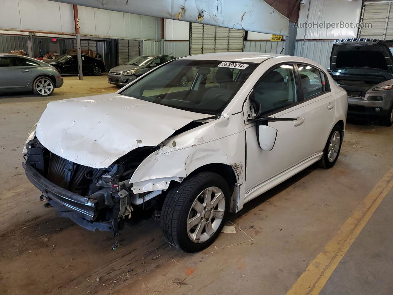 2012 Nissan Sentra 2.0 White vin: 3N1AB6AP1CL704232