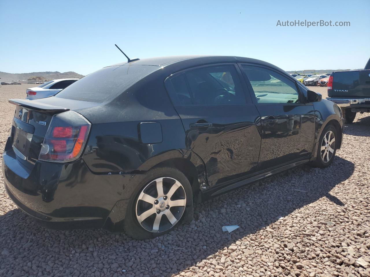 2012 Nissan Sentra 2.0 Black vin: 3N1AB6AP1CL736470