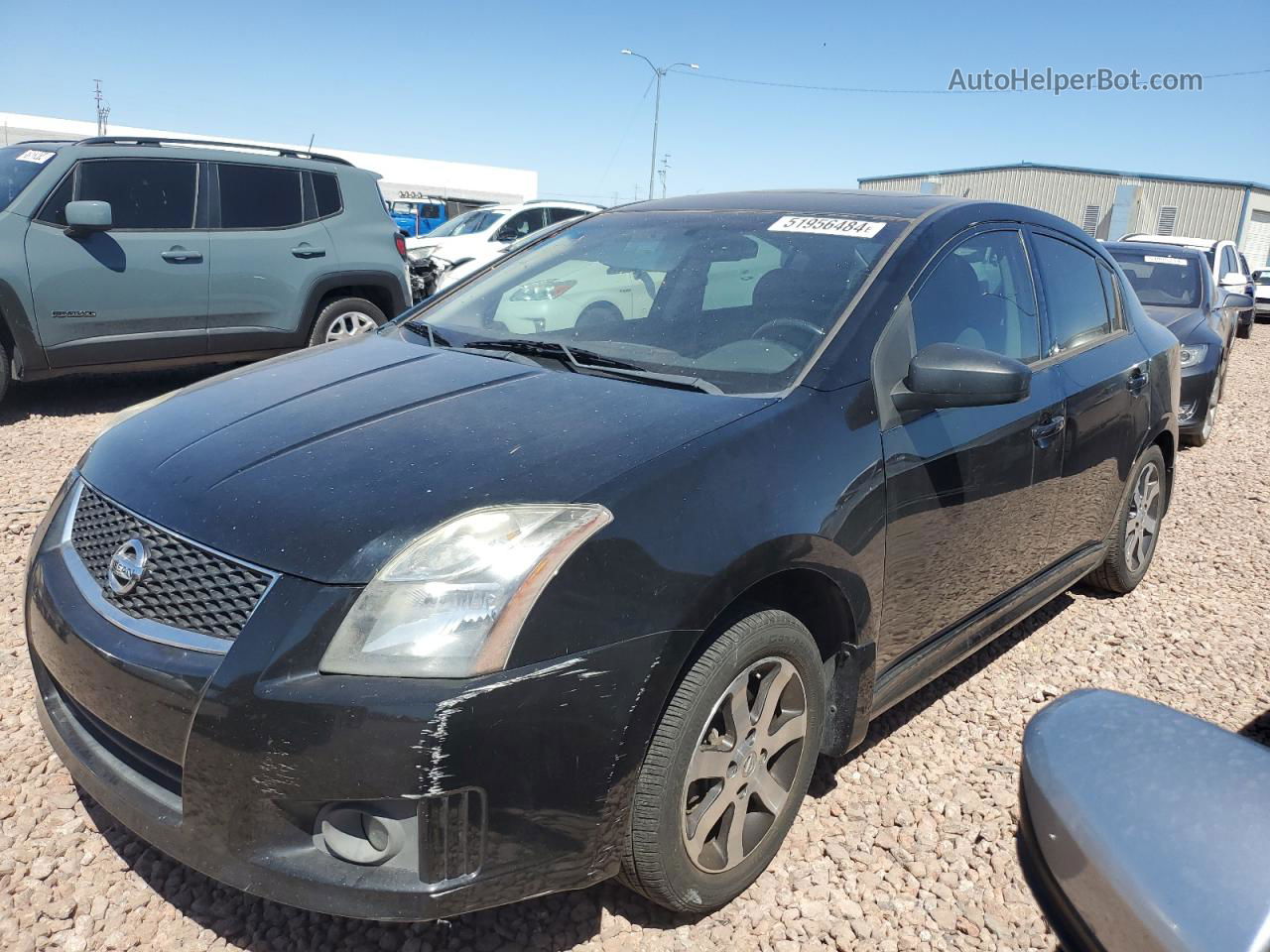 2012 Nissan Sentra 2.0 Черный vin: 3N1AB6AP1CL736470