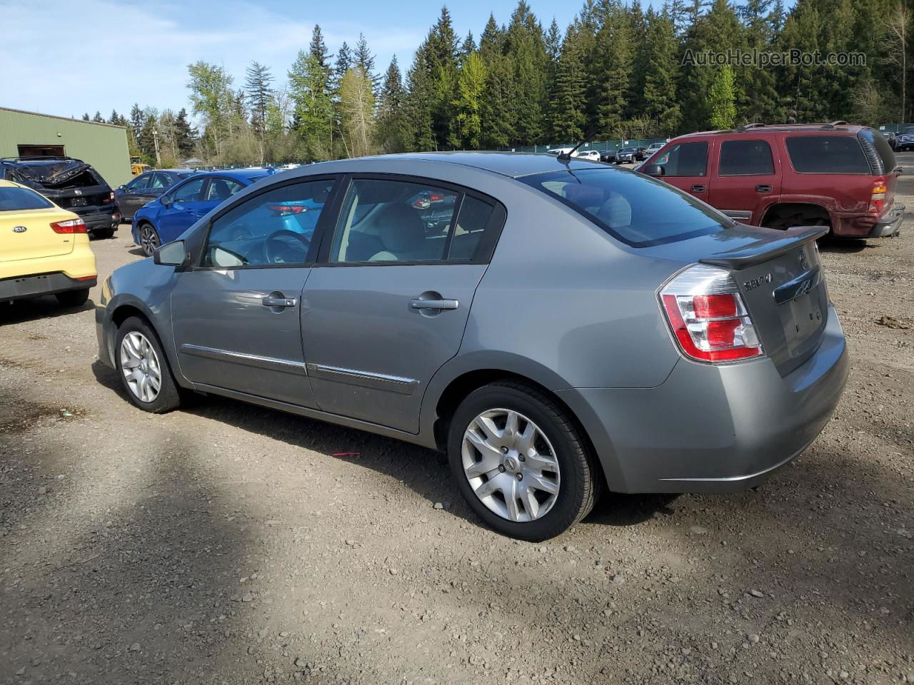 2012 Nissan Sentra 2.0 Silver vin: 3N1AB6AP1CL738476