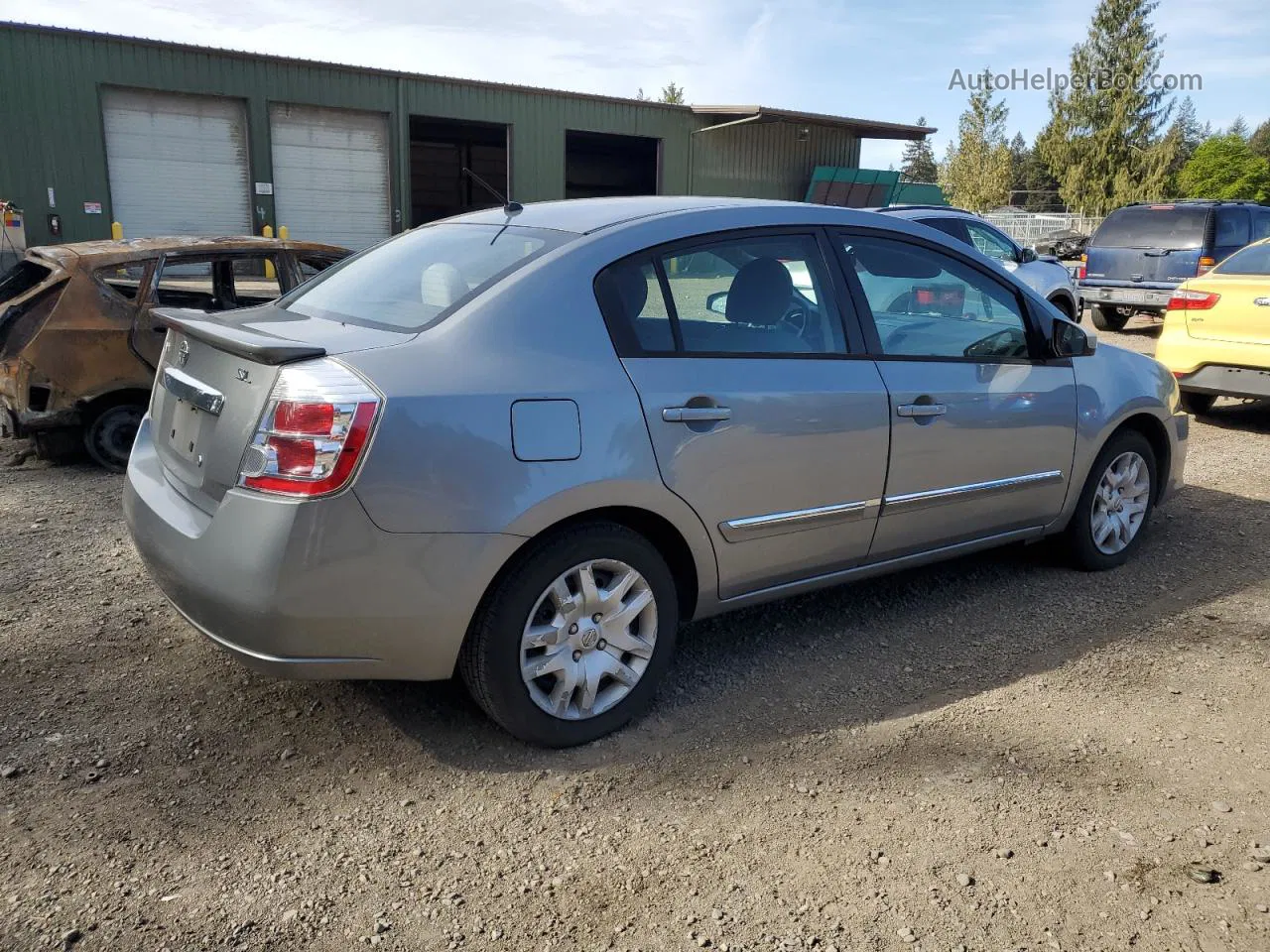 2012 Nissan Sentra 2.0 Silver vin: 3N1AB6AP1CL738476